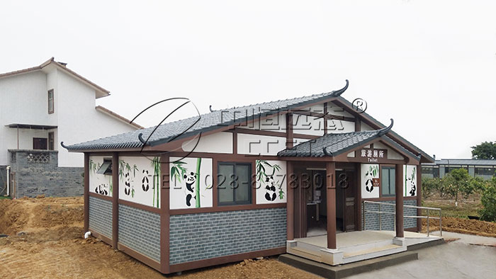 成都市雙流區空港花田裝配式廁所